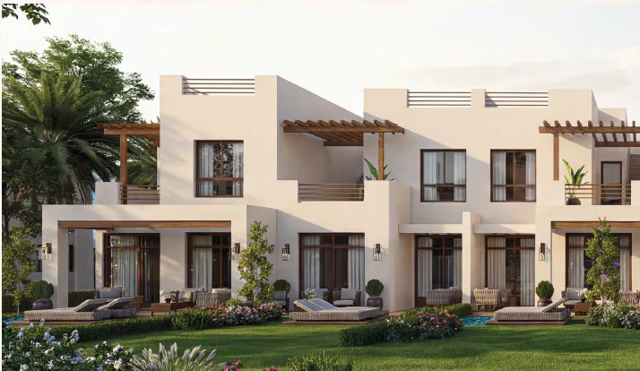 تاون هاوس 3 غرف في سعادة الساحل الشمالى من هورايزون مصر للتنمية العمرانية للبيع في مدينة رأس الحكمة، الساحل الشمالي | Forsa Property