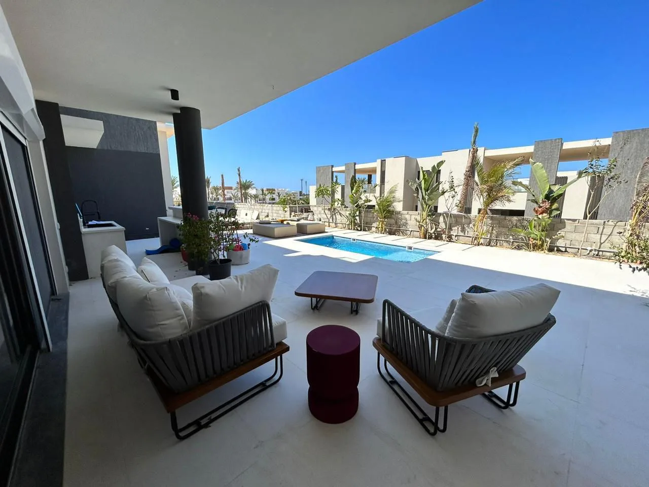3 Bed Chalet with Garden at Almaza Bay by Travco properties For Sale in North Coast (Sahel) | Forsa Property