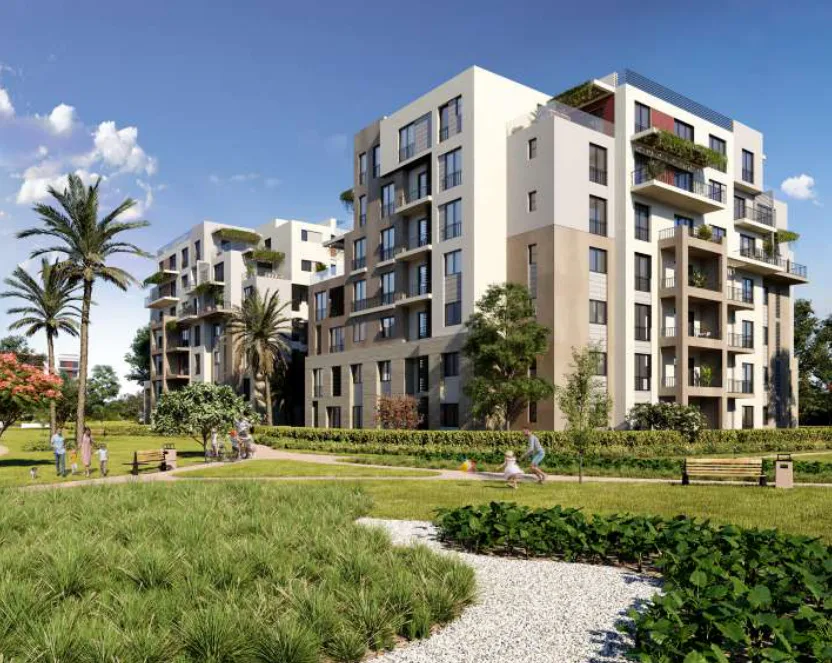 2 Bed Apartment with Garden at DISTRICT 5 by Marakez For Sale in South New Cairo, New Cairo City | Forsa Property