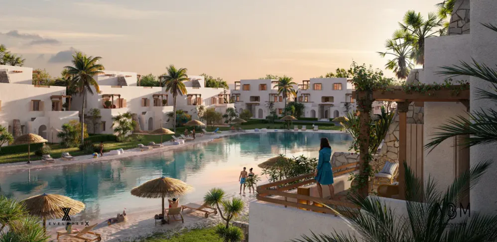 2 Bed Chalet with Garden at Bianchi Ilios by Al-Borouj Misr Developments Group (ABM) For Sale in North Coast (Sahel) | Forsa Property 2 Bed Chalet with Garden at Bianchi Ilios by Al-Borouj Misr Developments Group (ABM) For Sale in North Coast (Sahel) | Forsa Property