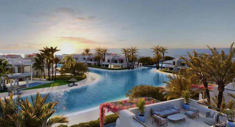 2 Bed Chalet with Garden at Bianchi Ilios by Al-Borouj Misr Developments Group (ABM) For Sale in North Coast (Sahel) | Forsa Property 2 Bed Chalet with Garden at Bianchi Ilios by Al-Borouj Misr Developments Group (ABM) For Sale in North Coast (Sahel) | Forsa Property