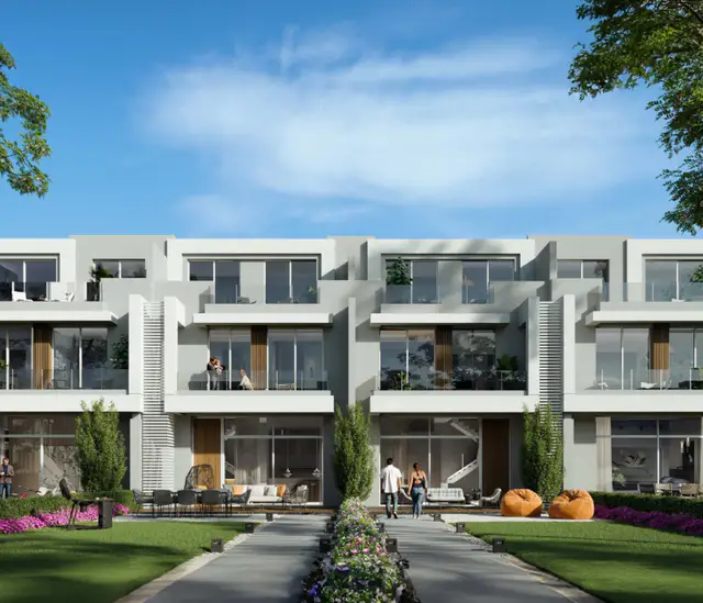4 Bed Townhouse with Garden at El Patio Town by La Vista Developments For Sale in New Cairo City | Forsa Property 4 Bed Townhouse with Garden at El Patio Town by La Vista Developments For Sale in New Cairo City | Forsa Property
