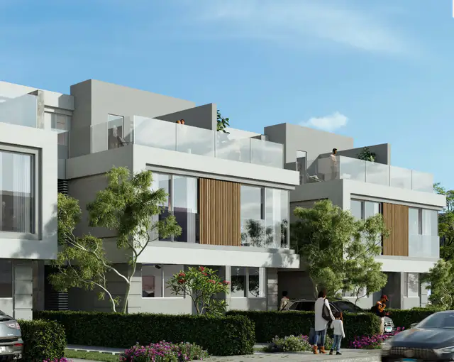 4 Bed Townhouse with Garden at El Patio Town by La Vista Developments For Sale in New Cairo City | Forsa Property 4 Bed Townhouse with Garden at El Patio Town by La Vista Developments For Sale in New Cairo City | Forsa Property