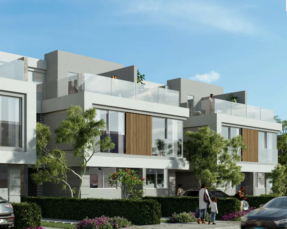 4 Bed Townhouse with Garden at El Patio Town by La Vista Developments For Sale in New Cairo City | Forsa Property 4 Bed Townhouse with Garden at El Patio Town by La Vista Developments For Sale in New Cairo City | Forsa Property