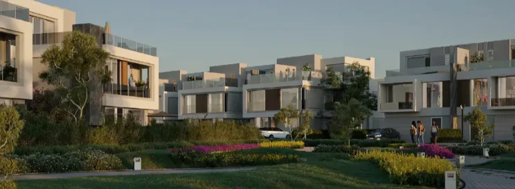 4 Bed Townhouse with Garden at El Patio Town by La Vista Developments For Sale in New Cairo City | Forsa Property 4 Bed Townhouse with Garden at El Patio Town by La Vista Developments For Sale in New Cairo City | Forsa Property