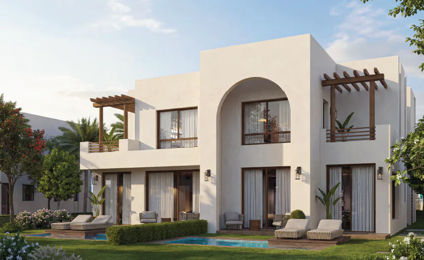 توين هاوس 3 غرف في سعادة الساحل الشمالى من هورايزون مصر للتنمية العمرانية للبيع في مدينة رأس الحكمة، الساحل الشمالي | Forsa Property