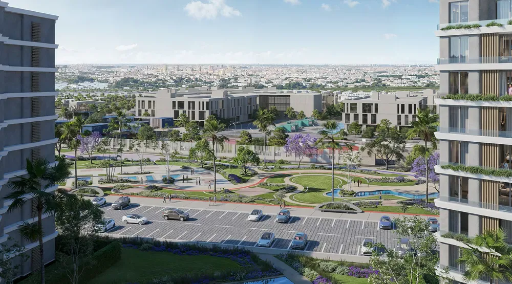 تاون هاوس 3 غرف في بادية من بالم هيلز للتطوير العقاري للبيع في مدينة حدائق أكتوبر | Forsa Property