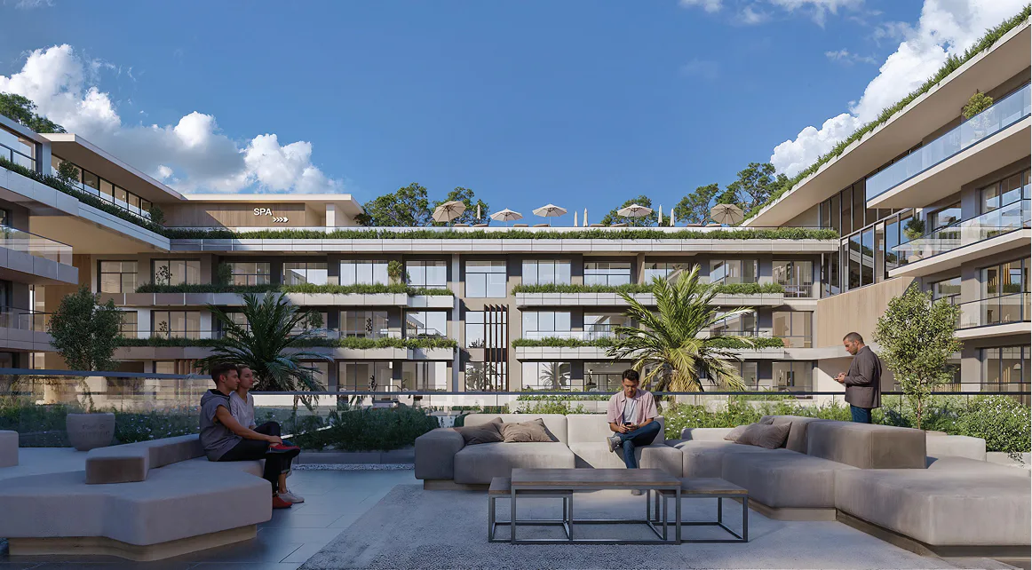 شقة غرفتين في بارك ستريت من سكاي انوفو للتطوير العقاري للبيع في مدينة القاهرة الجديدة | Forsa Property