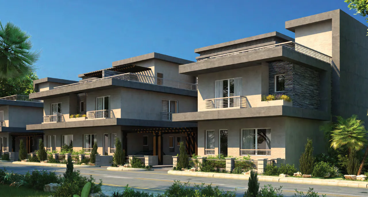 توين هاوس 3 غرف في نيو جيزة من جي للتطوير العقاري للبيع في مدينة السادس من أكتوبر | Forsa Property