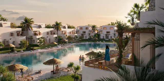3 Bed Chalet with Garden at Bianchi Ilios by Al-Borouj Misr Developments Group (ABM) For Sale in North Coast (Sahel) | Forsa Property 3 Bed Chalet with Garden at Bianchi Ilios by Al-Borouj Misr Developments Group (ABM) For Sale in North Coast (Sahel) | Forsa Property