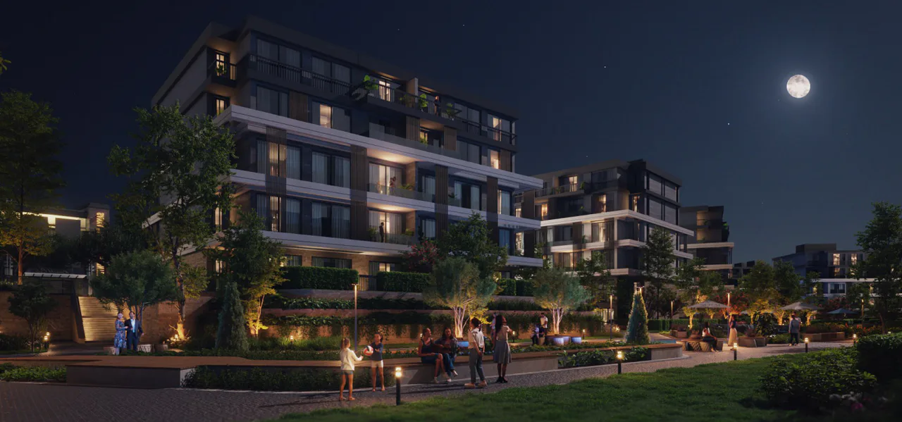شقة 3 غرف في نوراى من ميركون للتطوير العقاري للبيع في مدينة القاهرة الجديدة | Forsa Property
