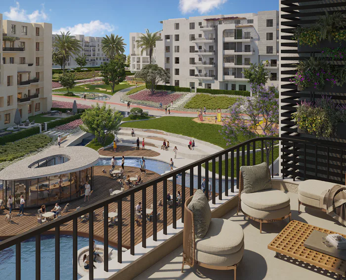 3 Bed Apartment with Garden at O West Orascom by Orascom Development Egypt For Sale in October Gardens City | Forsa Property