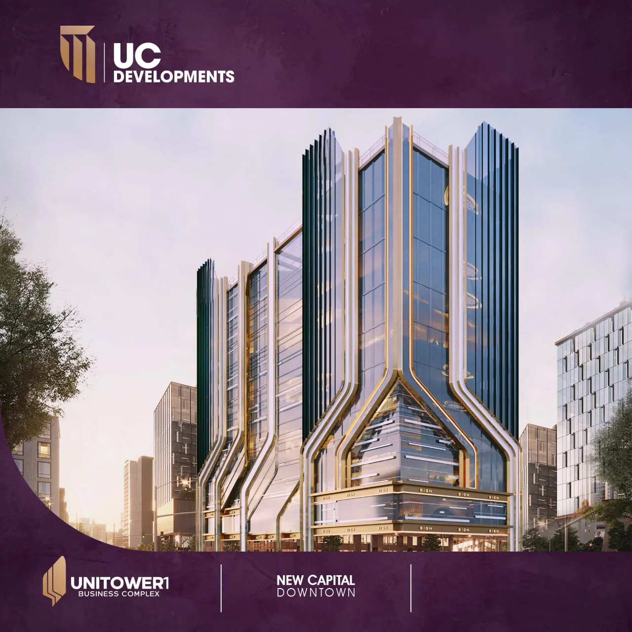 1 Bed Apartment at UniTower by UC Developments For Sale in New Capital City | Forsa Property