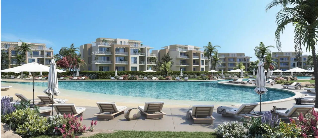 شاليه غرفتين في سي شور من هايد بارك للتطوير العقاري للبيع في الساحل الشمالي | Forsa Property