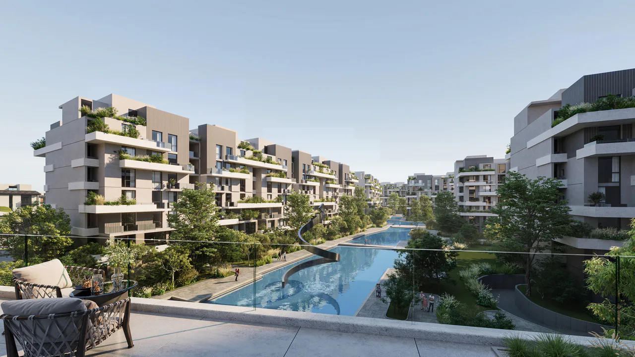 دوبلكس 3 غرف في تلال ايست من بايونيرز بروبرتيز للتنمية العمرانية (بي آر إي جروب) للبيع في مدينة القاهرة الجديدة | Forsa Property