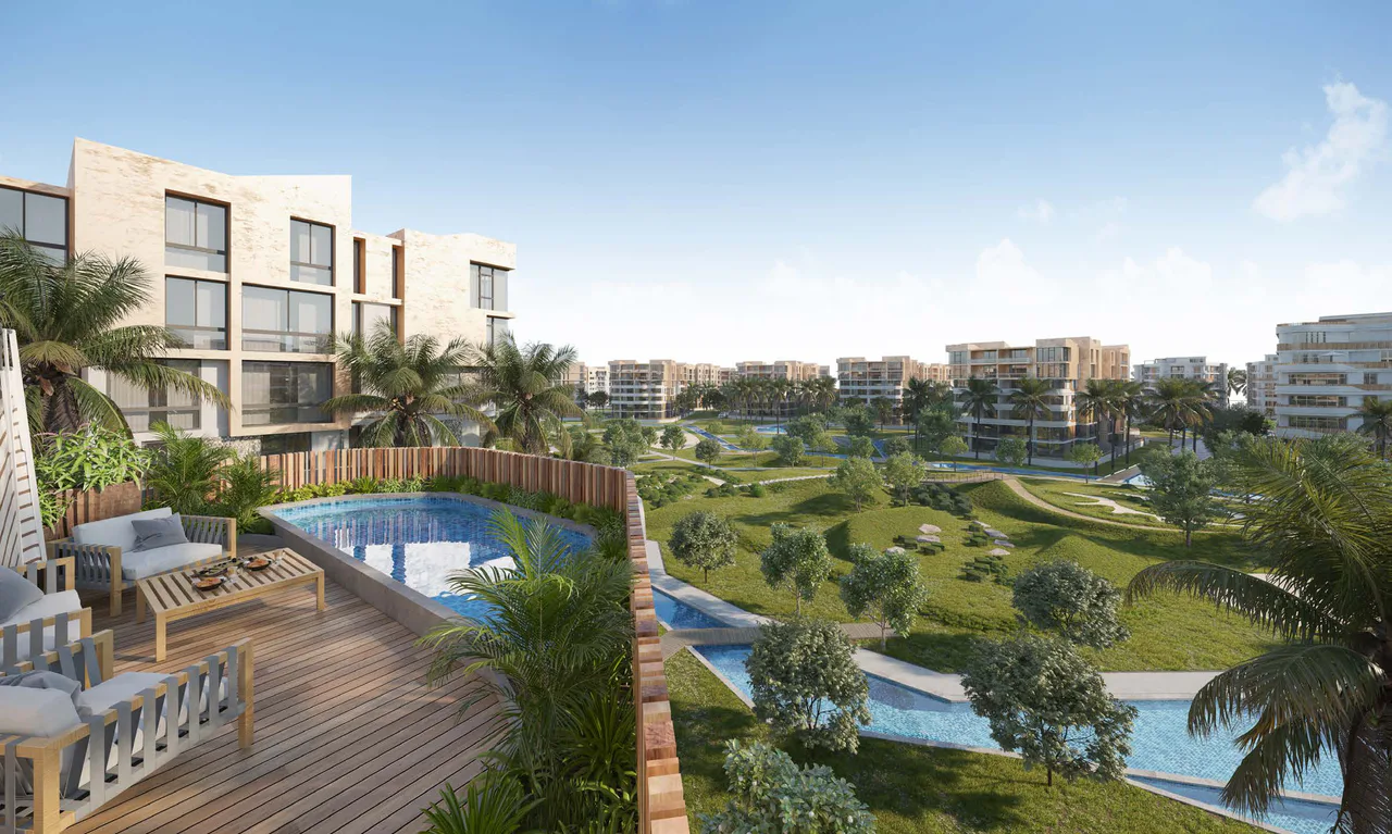 شاليه غرفتين في بلوم فيلدز من تطوير مصر للبيع في مدينة المستقبل، مدينة القاهرة الجديدة | Forsa Property