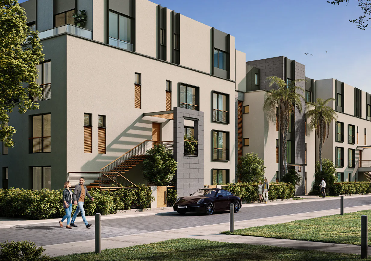1 Bed Apartment with Garden at Garden Lakes by Hyde Park Developments For Sale in 6th of October City | Forsa Property