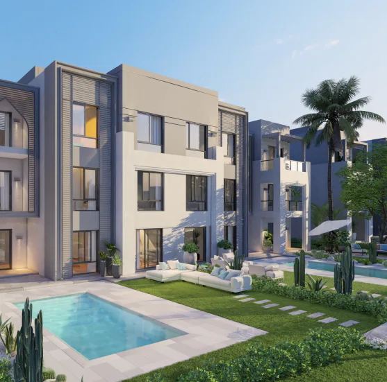 3 Bed Twin House with Garden at Gaia by Al Ahly Sabbour Developments For Sale in Ras El Hekma City, North Coast (Sahel) | Forsa Property