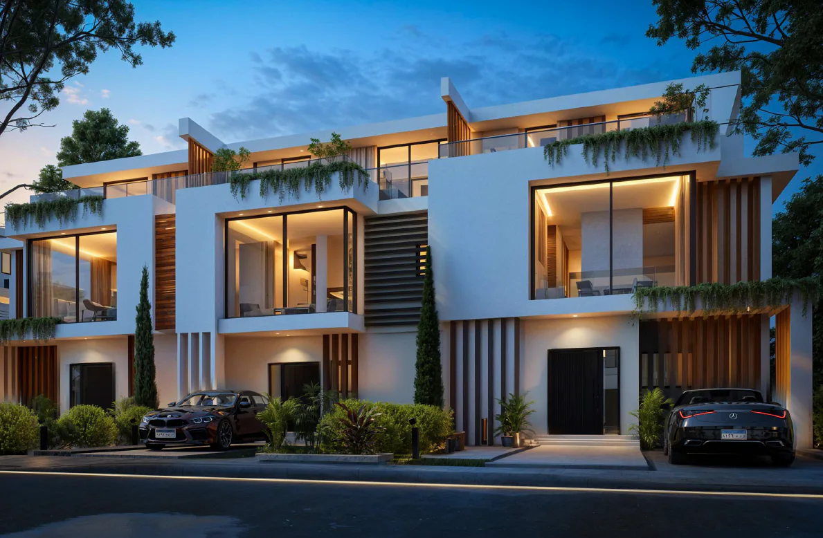 3 Bed Townhouse at Zomra East by Nations Of Sky For Sale in New Cairo City | Forsa Property