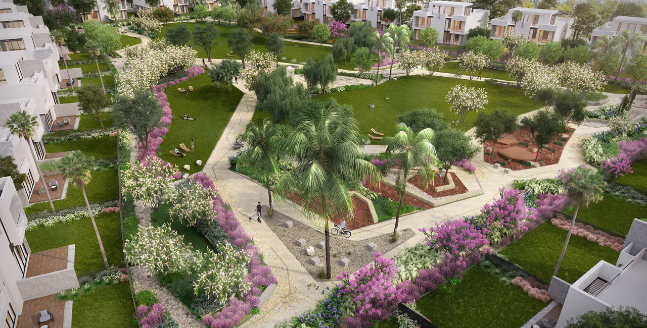 توين هاوس 3 غرف مع حديقة من امكان مصر للتطوير العقاري للبيع | Forsa Property