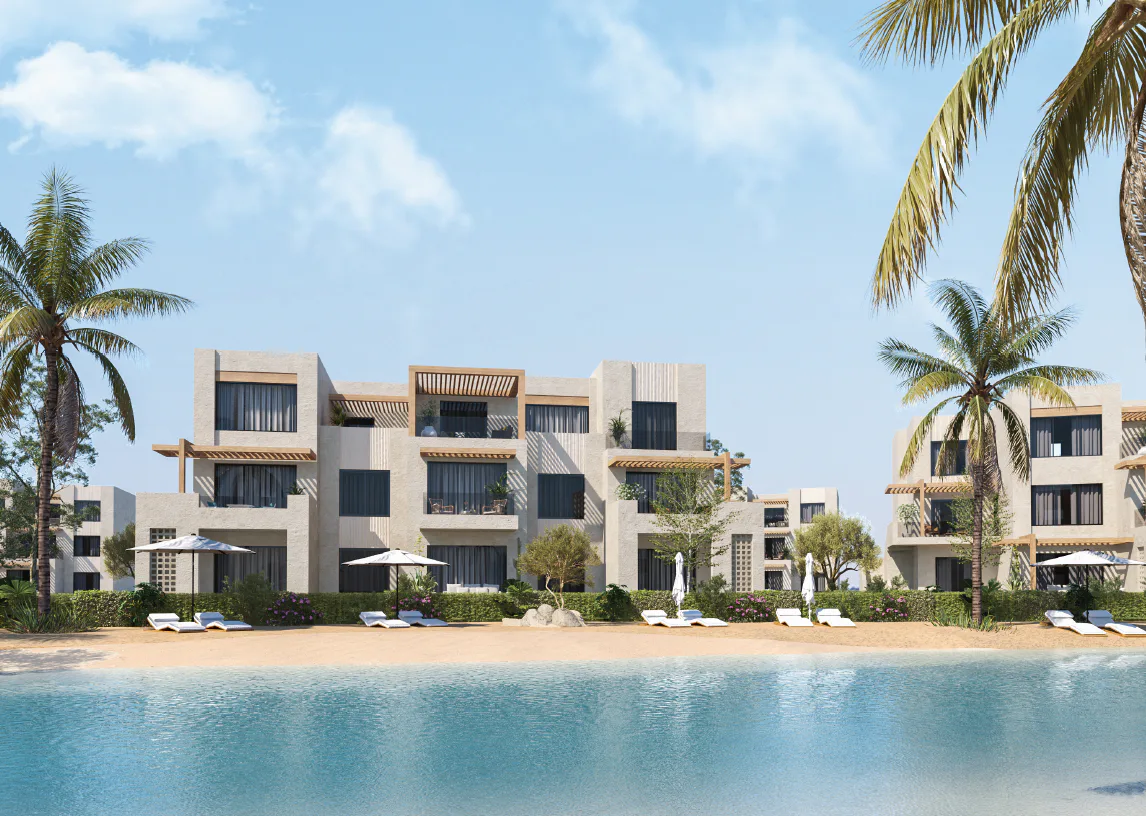 شاليه 3 غرف في مكادي هايتس من أوراسكوم مصر للتطوير العقاري للبيع في مدينة الغردقة | Forsa Property