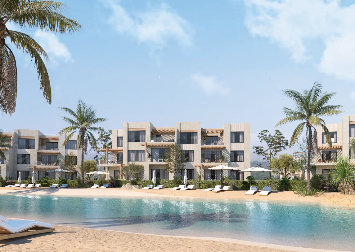 شاليه 3 غرف في مكادي هايتس من أوراسكوم مصر للتطوير العقاري للبيع في مدينة الغردقة | Forsa Property