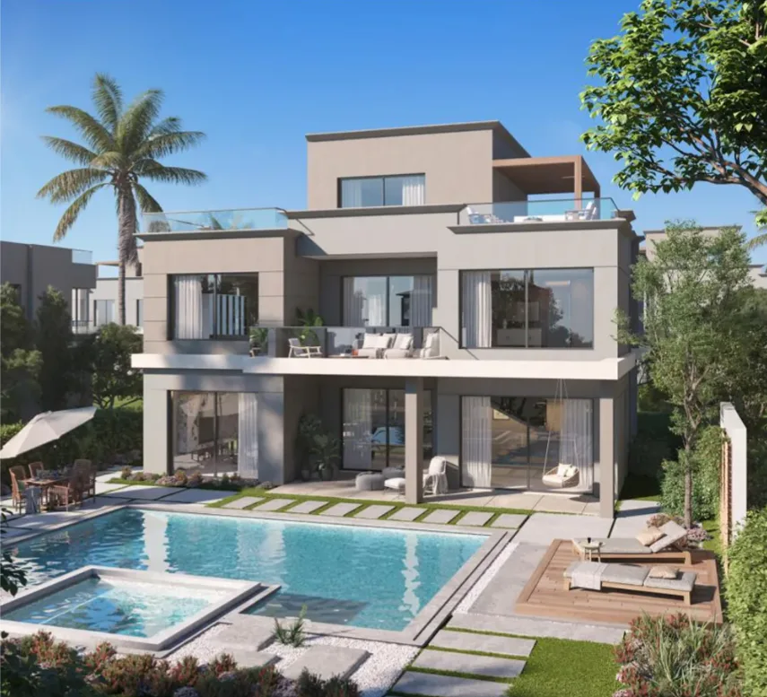 فيلا 3 غرف في بادية من بالم هيلز للتطوير العقاري للبيع في مدينة حدائق أكتوبر | Forsa Property