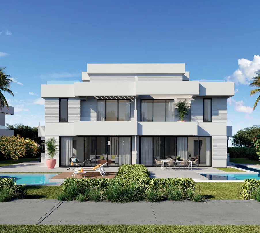 توين هاوس 5 غرف في بيرل جون من سوديك للبيع في مدينة رأس الحكمة، الساحل الشمالي | Forsa Property