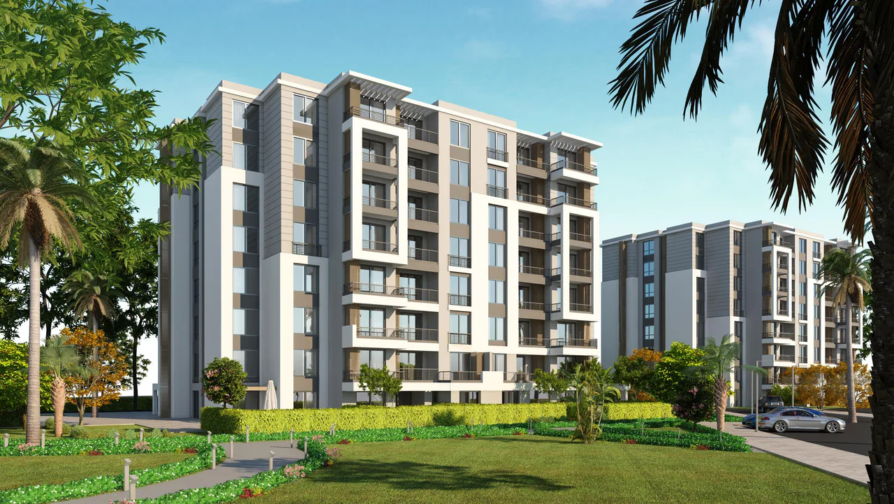 شقة 3 غرف في كابيتال جاردنز من بالم هيلز للتطوير العقاري للبيع في مدينة القاهرة الجديدة | Forsa Property
