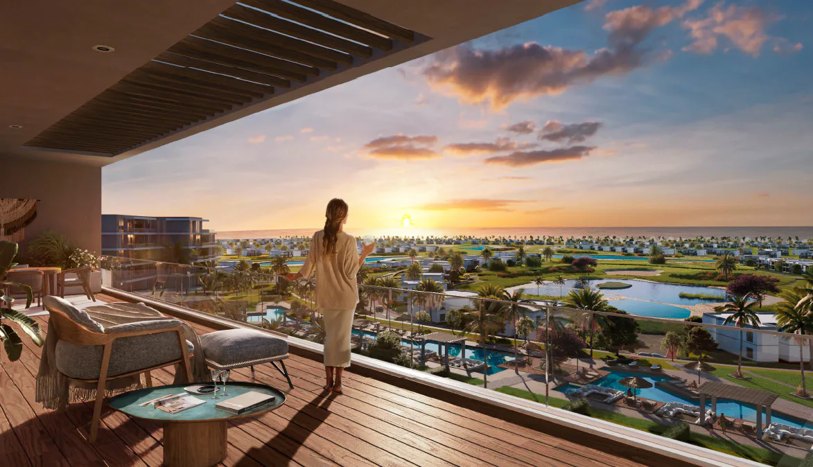 2 Bed Apartment with Garden at Hacienda Waters by Palm Hills Developments For Sale in Ras El Hekma City, North Coast (Sahel) | Forsa Property