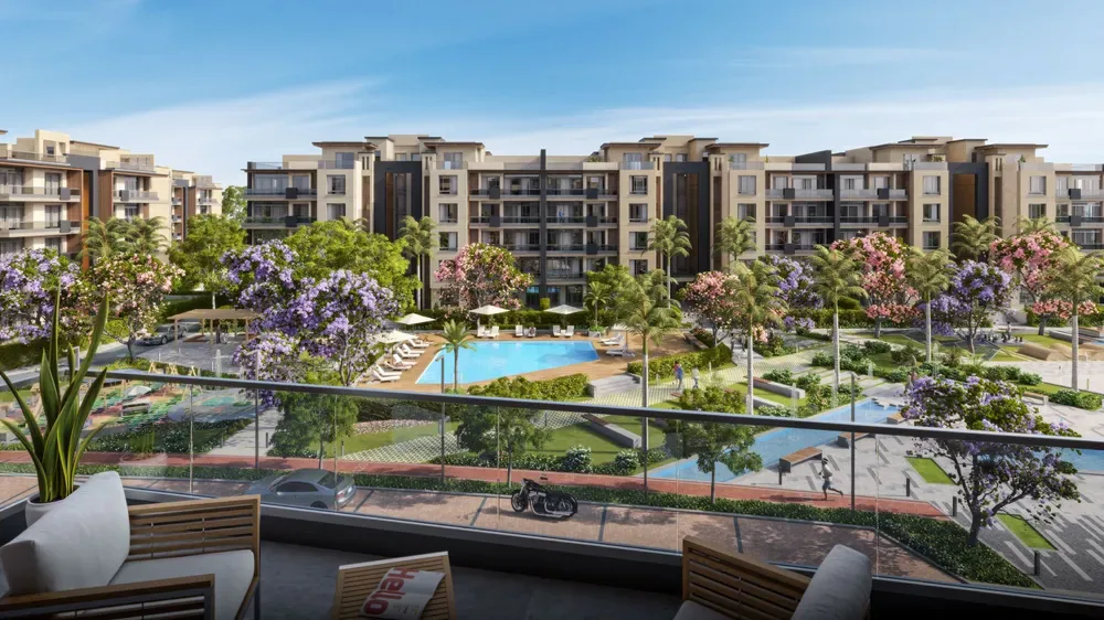شقة 3 غرف مع حديقة في ازاد من تعمير للتطوير العقاري للبيع في مدينة القاهرة الجديدة | Forsa Property