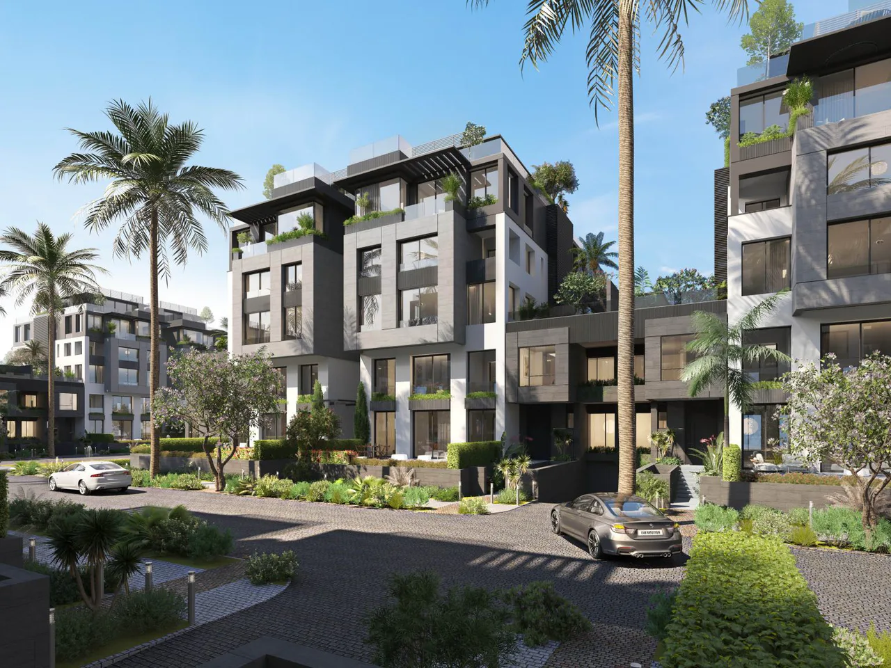 شقة 3 غرف مع حديقة في تريو من ام 2 للتطوير العقاري للبيع في مدينة القاهرة الجديدة | Forsa Property