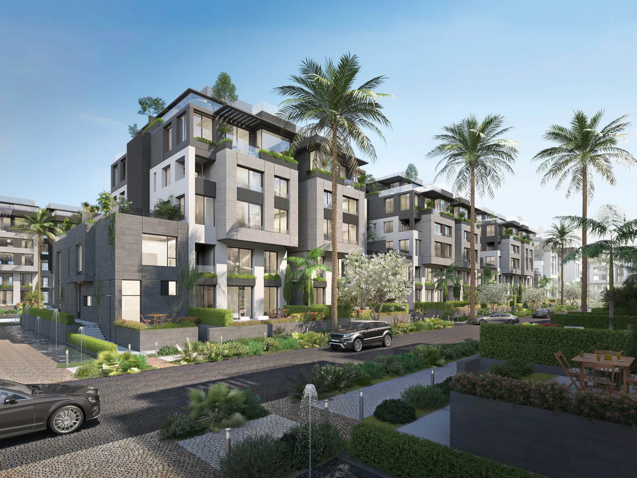 شقة 3 غرف مع حديقة في تريو من ام 2 للتطوير العقاري للبيع في مدينة القاهرة الجديدة | Forsa Property
