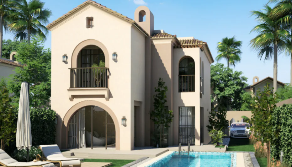 3 Bed Villa with Garden at Sarai by Madinet Masr (MNHD) For Sale in New Cairo City | Forsa Property