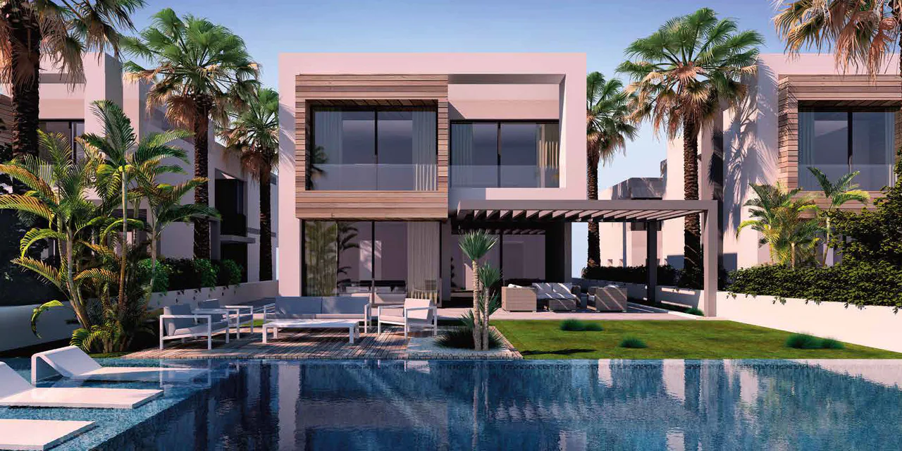 فيلا 6 غرف في هاسيندا باي من بالم هيلز للتطوير العقاري للبيع في سيدي عبد الرحمن، الساحل الشمالي | Forsa Property