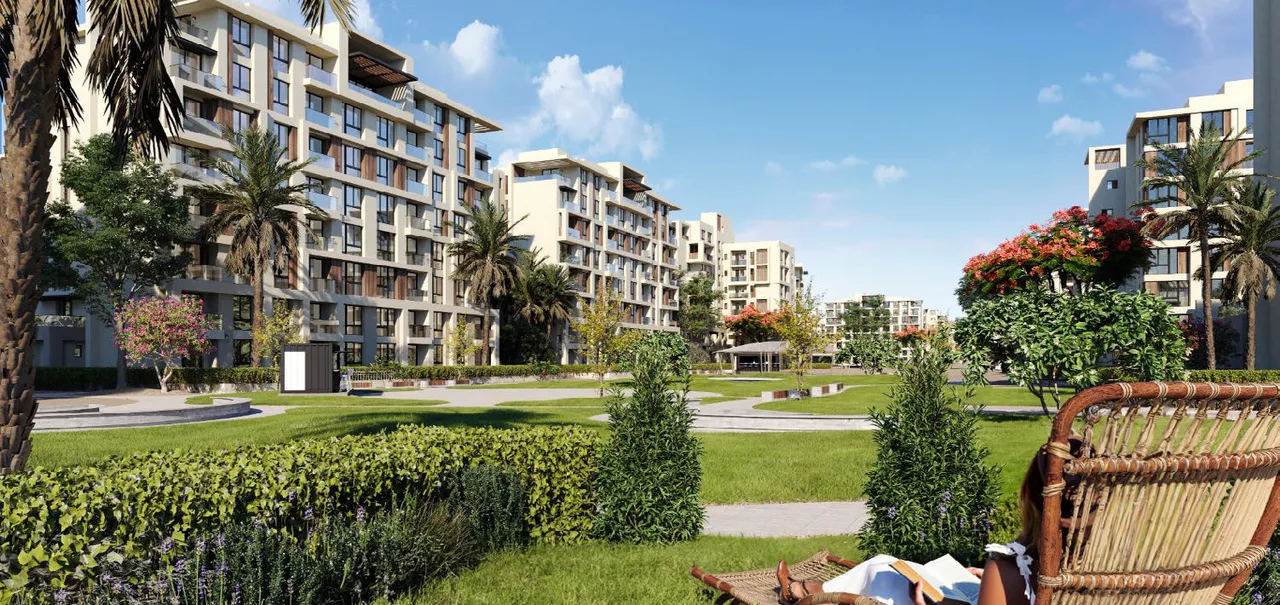 شقة غرفتين في سيتي جيت من الديار القطرية مصر للبيع في مدينة القاهرة الجديدة | Forsa Property