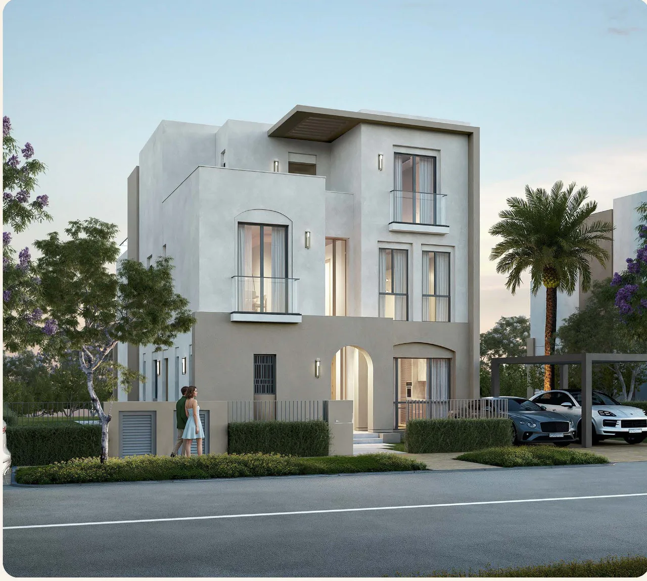 فيلا 4 غرف في سيتي جيت من الديار القطرية مصر للبيع في مدينة القاهرة الجديدة | Forsa Property