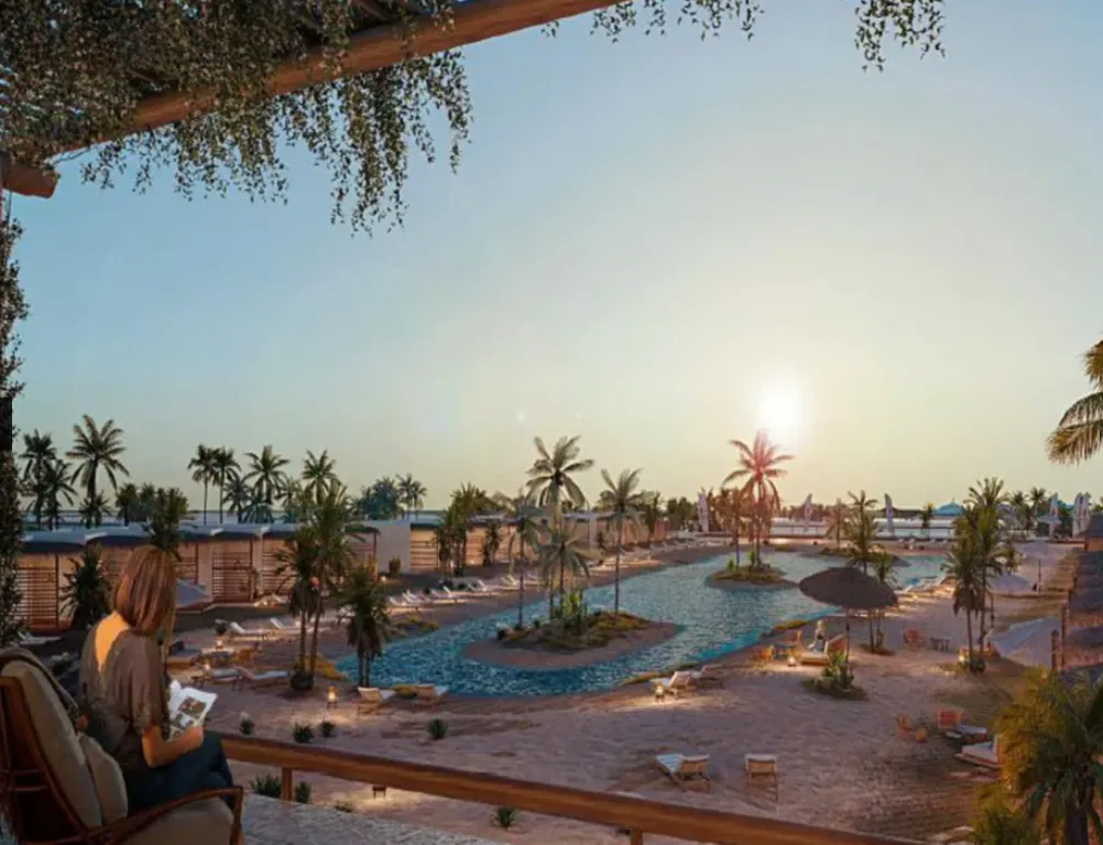 شاليه 3 غرف في هاسيندا بلو من بالم هيلز للتعمير للبيع في الساحل الشمالي | Forsa Property