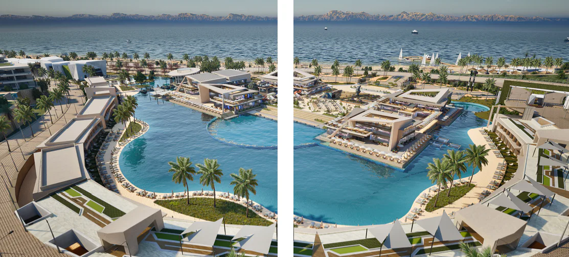 شاليه غرفتين في ذا جروف من  دي ام للتطوير العقاري للبيع في العين السخنة | Forsa Property