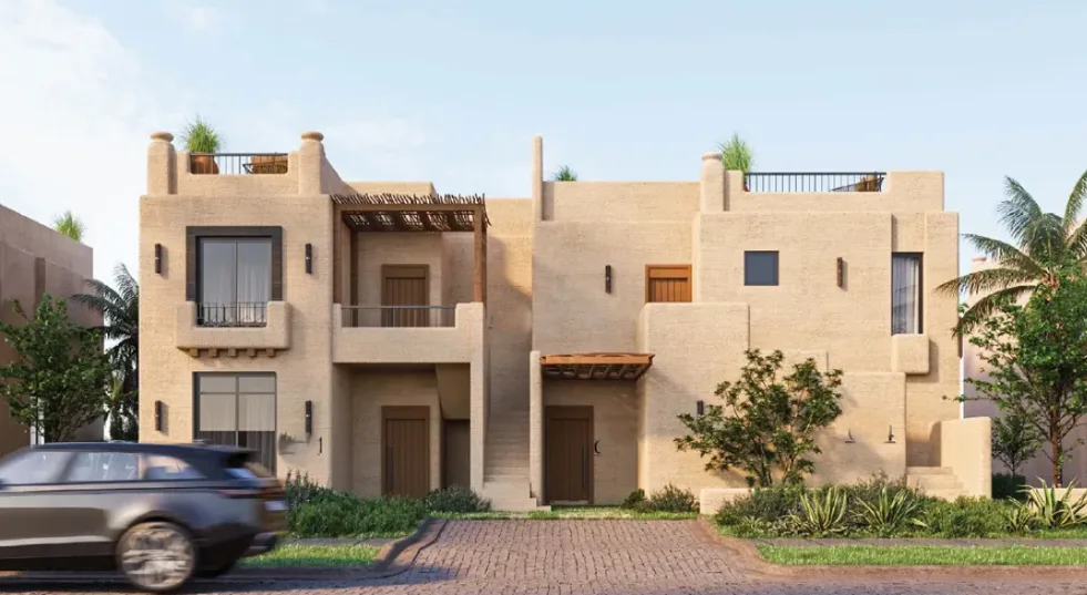 شاليه 3 غرف مع حديقة في سعادة الساحل الشمالى من هورايزون مصر للتنمية العمرانية للبيع في مدينة رأس الحكمة، الساحل الشمالي | Forsa Property